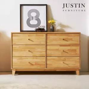 올리브 러버우드 원목 3단 서랍장(1200)