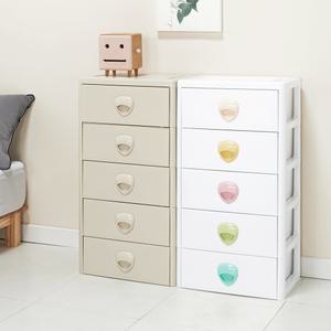 사랑을 담은 하트 5단 서랍장 옷장 정리함 장난감정리함 주방 수납장