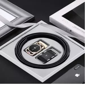 [윌리엄폴로]  명품소가죽 남성벨트 정장벨트 남자벨트 벨트세트 20353P