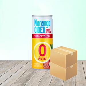 나랑드사이다 제로 파인애플 245ml x 60캔 탄산음료