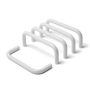 두일 8파이 베이직 2구 가구손잡이 화이트 P96 5개 서랍장 장농 싱크대 진열장 장식장