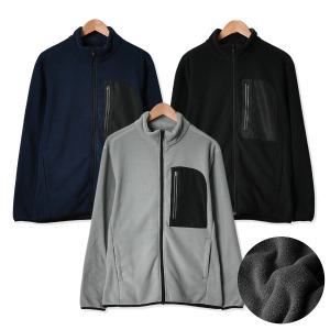 남자 봄 가을 겨울 집업 플리스 자켓 빅사이즈 남녀공용 3컬러 TK01