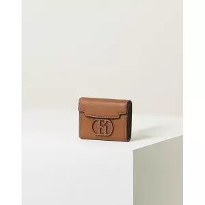 갤러리아 헤지스핸드백 HIWA4E529W2 [H20패치] 브라운 H패치 소가죽 반지갑