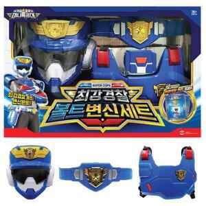 미니특공대 볼트 경찰놀이 벨트 마스크 변신 수트 코스튬 장난감 남아