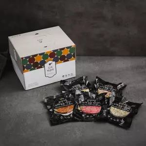 전주 블랙라벨 수제 한돈 육즙 떡갈비 5종 선물세트 (120gx10개)