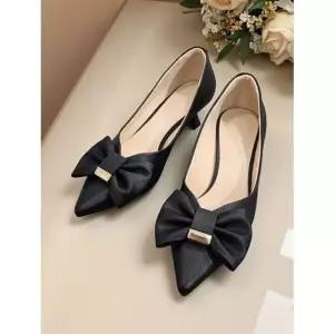 [갤러리아] [센터시티] 고세 여성 러블리 리본 펌프스 OZP4F002 블랙