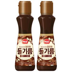 해표 참진한 들기름 320ml x 2개