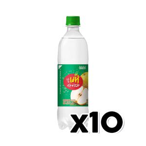 갈배 사이다 갈아만든배 페트음료 500ml x 10개