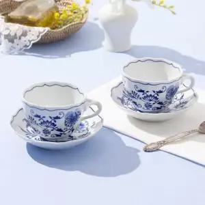 쯔비벨무스터 커피잔 2인세트 210ml