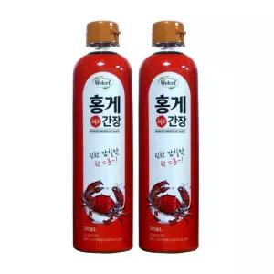 웰크리 맛더한 구룡포 홍게간장 500ml 2개 기타간장 