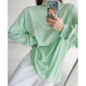 슬라브킹 오버핏 티셔츠 6color 국내생산 박스티 루즈핏 빅사이즈 긴팔 커버업