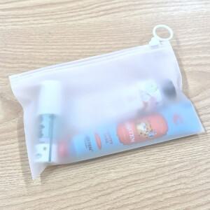 다용도 보관 미니 파우치 수납 18X11 불투명 해리네점빵 화장품정리 소분용기 pvc 일회용 여행용