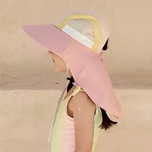 어린이 키즈플랩캡 자외선차단모자 햇빛차단 버킷햇 여름 물놀이모자 썬캡