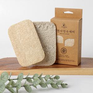 옵티머스 사각 천연수세미 제로웨이스트 1세트(10개입)