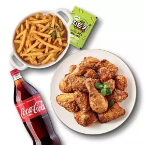 [굽네치킨] 고추바사삭+콘스프 케이준감자+콜라1.25L