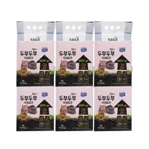 두부두부 극세입자 복숭아 7L x6개 고양이모래