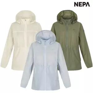[네파][택가 169.000원](7J40663) 여성 봄여름 에코 커버 미드기장 경량 바람막이 윈드자켓