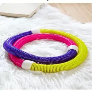 훌라후프 스프링 다이어트 지압 마사지 실내 운동 뱃살