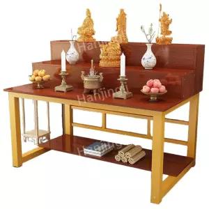 불단 공양 테이블 받침대 창가학회 법당다이 가정용 신당 원목 부처님 법당 불교용품 관음