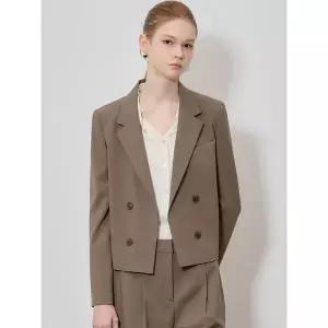 [쉬즈미스]더라인 더블 브레스티드 셋업 재킷 택가격 278000원 _P407337560