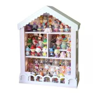 피규어 인형 보관함 진열장 집 디스플레이 진열대 수납장 박스 보관 캐비닛 단독 주택 나무