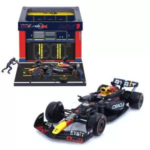 F1 레이싱 피트 정비소 레드불 오라클 RB20 막스 베르스타펜 미니카