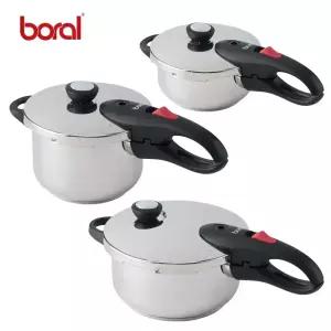 [리퍼상품] 보랄 IH 스텐 압력밥솥 하이라이트 인덕션 편수 2L/3L/4L