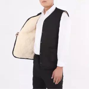 기모깔깔이조끼 깔깔이 양털 방한 남자 베스트 조끼