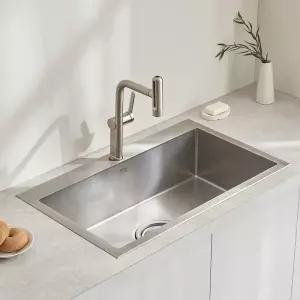 한샘 MSYS 엠시스 정품 RESILENT 85 주방 싱크대 리폼 사각 싱크볼 교체 전국설치