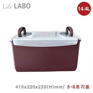 Life LABO 더 튼튼한 김치통 14.4L 투핸들 (5~6포기용)