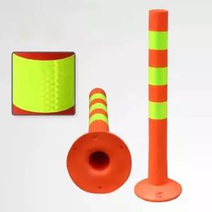 포르르 우레탄볼라드 야광 빛반사 안전봉 고정식