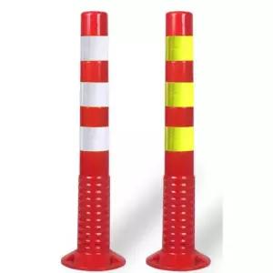 포르르 우레탄볼라드 고정식 안전가드 횡단보도 야광