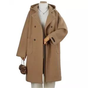 [하프클럽/]하울 더블 후디 울코트