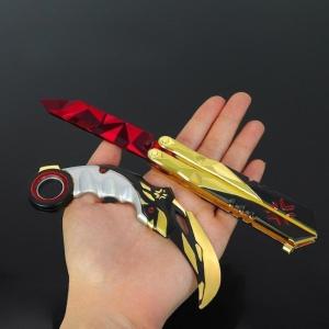 Valorant 카람빗 발리송 당근나이프 버터플라이나이프 굿즈 액세서리 키링