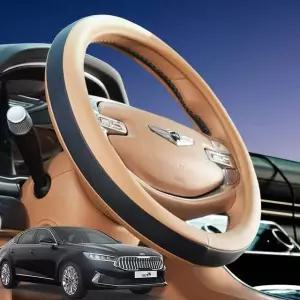 프리미어 K7 핸들커버 투톤 순정형 색상 소프트 열선 스티어링휠 카바 극세사