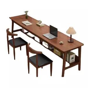 긴 테이블 원목 테라스 공부책상 카페 책상 스터디 창가테이블 우드