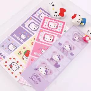 헬로키티 문방구 4컷 사진 스티커 네컷사진 데코스티커 레트로 키티 산리오 고전문구 카오하나