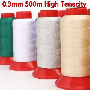 미니 소형 스풀 가죽 소파 재봉용 고강도 실  브레이드 로프 250D  3 0.3mm  500m  가닥
