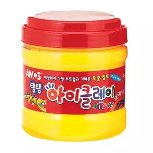 아모스 탱탱 아이클레이 400g 벌크 노랑/클레이/점토/대용량/칼라클레이/컬러/클레이대용량/놀이
