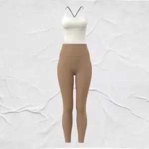 여성 헬스복 세트 슬림핏 운동복 필라테스 요가복 (WFK2UYI)