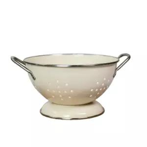 북유럽 빈티지 레트로 법랑 채반 콜렌더 범랑 소쿠리 미니