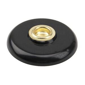 [미국배송] 현악기 액세서리와 호환되는 1PCS 유톤 첼로 록 스톱 엔드핀 스탠드 홀더 바닥 보호대(블랙)