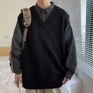 [라일리의류] Rly 남성양털조끼 부분 양털조끼 뽀글이조끼 니트 이