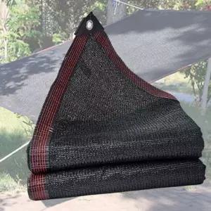 옥상천막 주차장 테라스 여름겨울 균일한짜임 흑색차광막 4mx6m (WFJ6YK4)