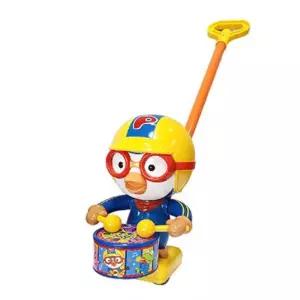 아기 밀고다니는 북치는 뽀로로 밀대장난감 손자 돌선물