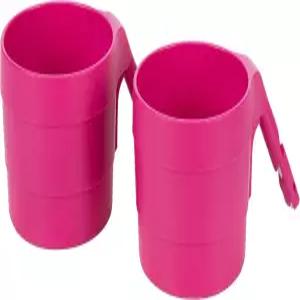 라디안 및 에버렛 카시트용 디오니오 XL 카시트 컵 홀더 2개 팩 퍼플 플럼