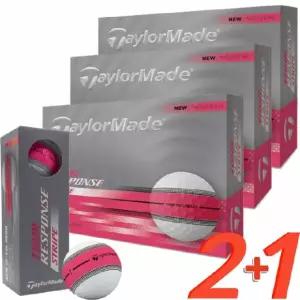 테일러메이드 투어리스폰스 핑크 스트라이프 3피스 우레탄골프공 3더즌 36구