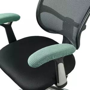 마이크로 사무실 의자 팔 커버 팔걸이 슬립커버 패드 팔꿈치 팔뚝 신축성 내오염성 암체어 세척 가능 탄성