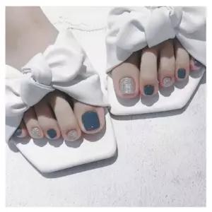 페디네일팁 네일파츠 네일 J-119 붙이는페디 (WFK9XNI)