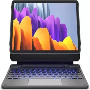 삼성 갤럭시탭 S10 라이트/S10 FE/S9 FE 5G 10.9 /S9 11 케이스 키보드 자석 플로팅 캔틸레버 스탠드